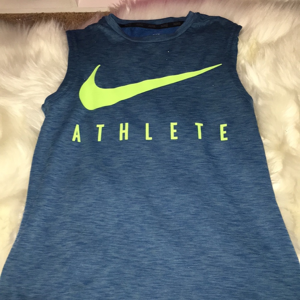 Nike dri-fit athlete shirt